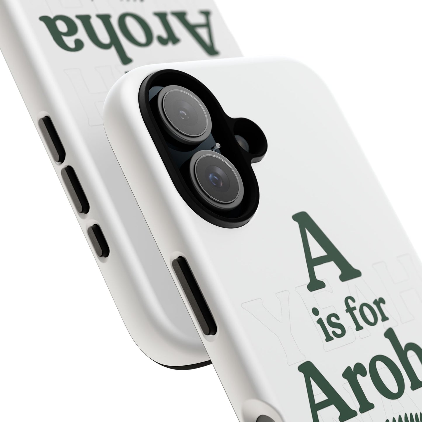 A is for Aroha - Tough Phone Cover, Gift for Friends, Trendy Accessories, Unique Design