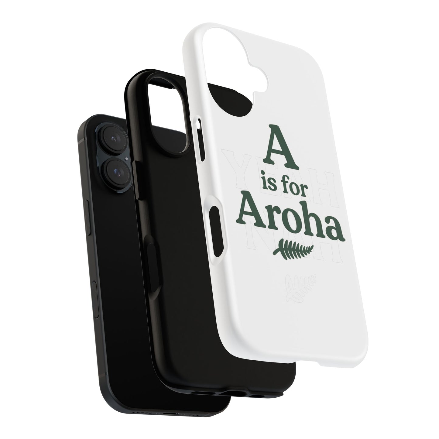 A is for Aroha - Tough Phone Cover, Gift for Friends, Trendy Accessories, Unique Design