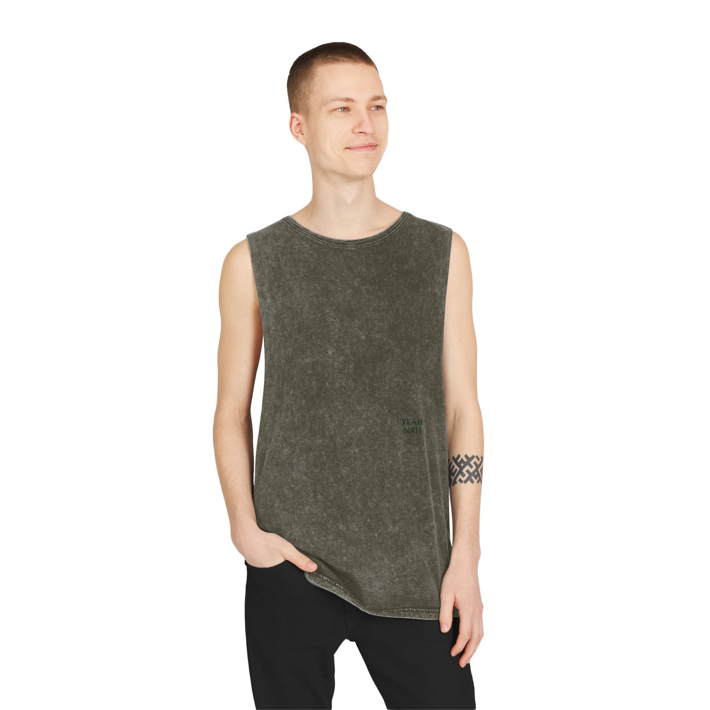 Yeah Nah - Tank Top - Casual Summer Wear, Beach Days, Workout Gear, Layered Outfits, Unique Gift Idea