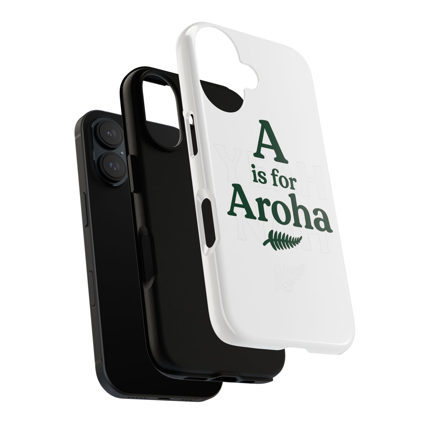 A is for Aroha - Tough Phone Cover, Gift for Friends, Trendy Accessories, Unique Design