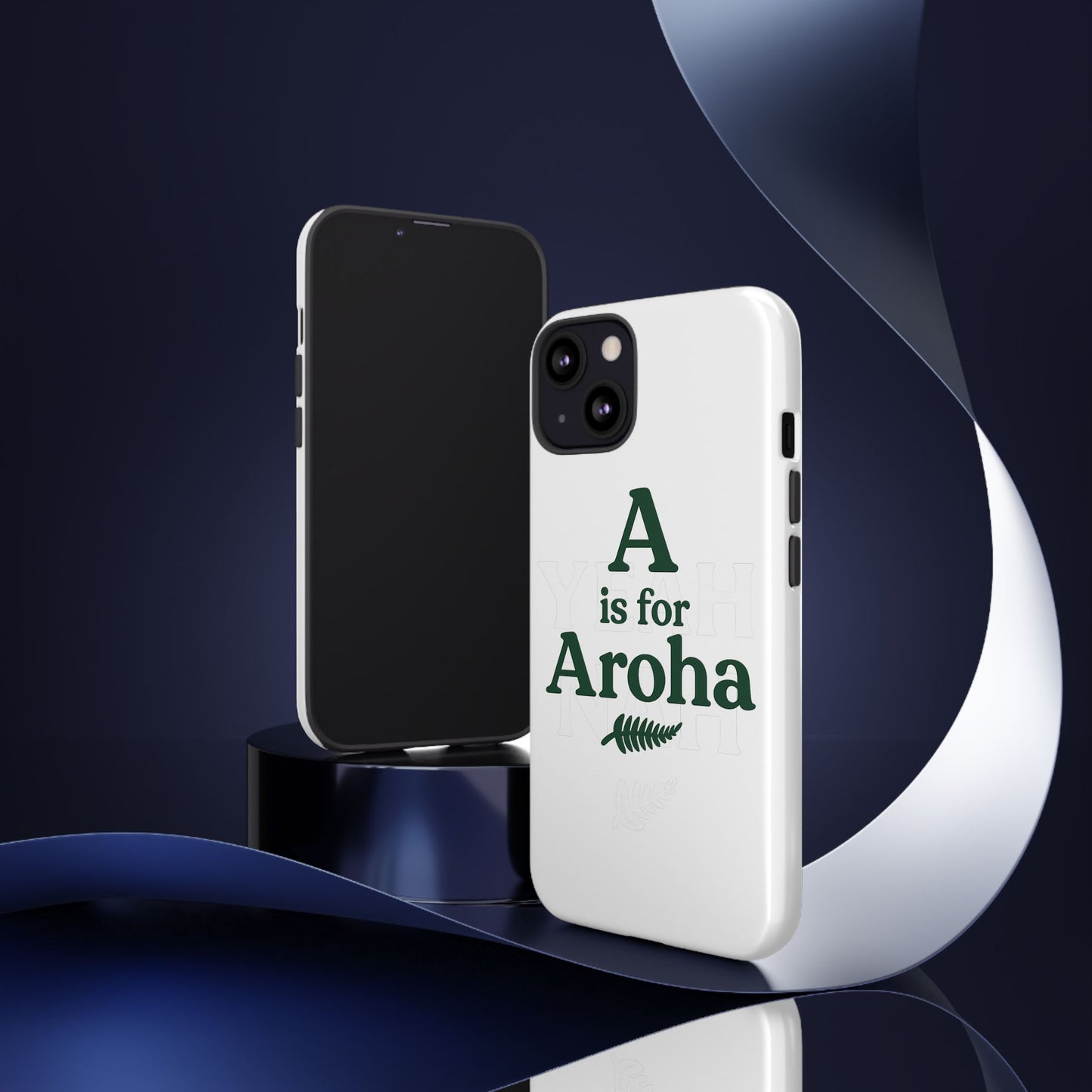 A is for Aroha - Tough Phone Cover, Gift for Friends, Trendy Accessories, Unique Design