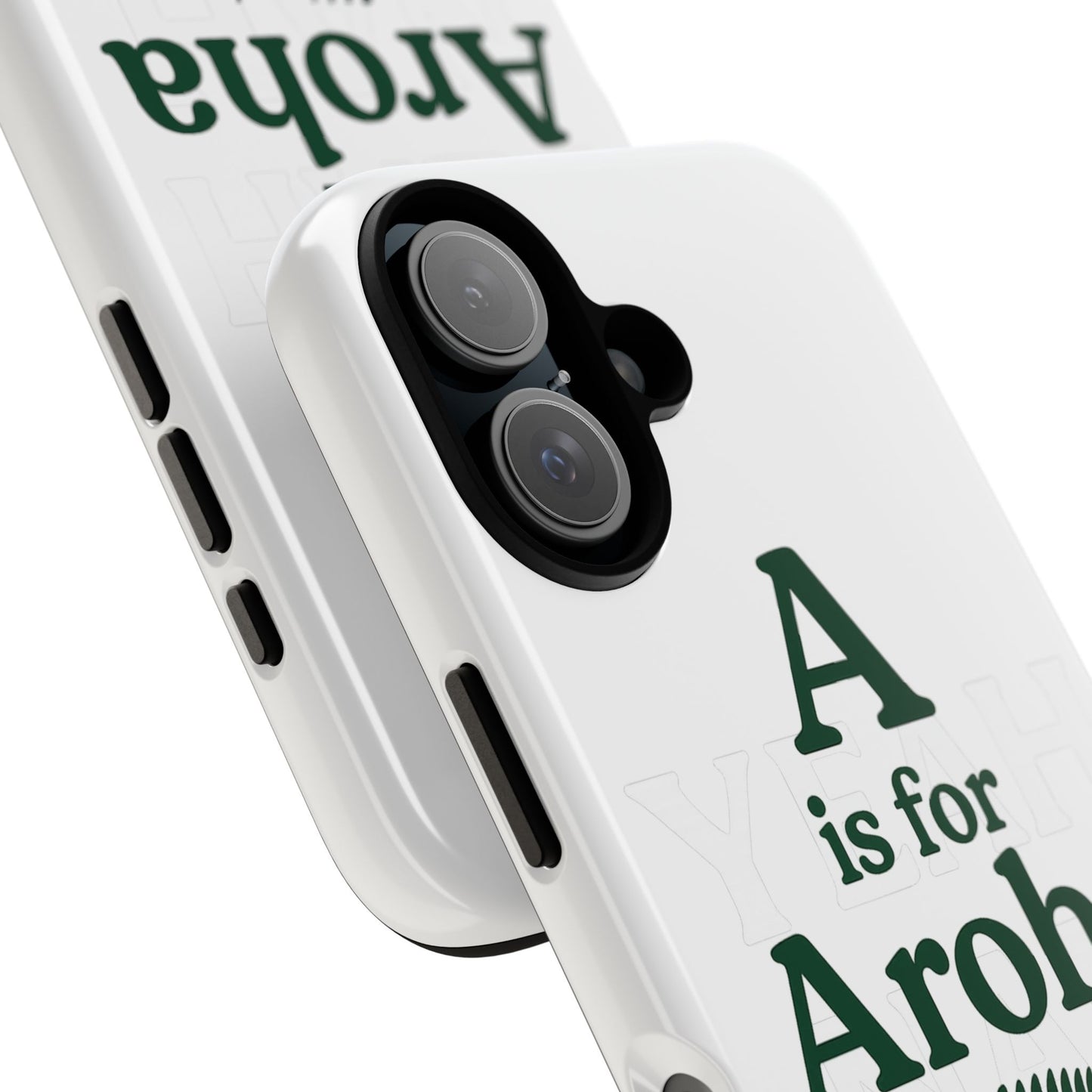 A is for Aroha - Tough Phone Cover, Gift for Friends, Trendy Accessories, Unique Design