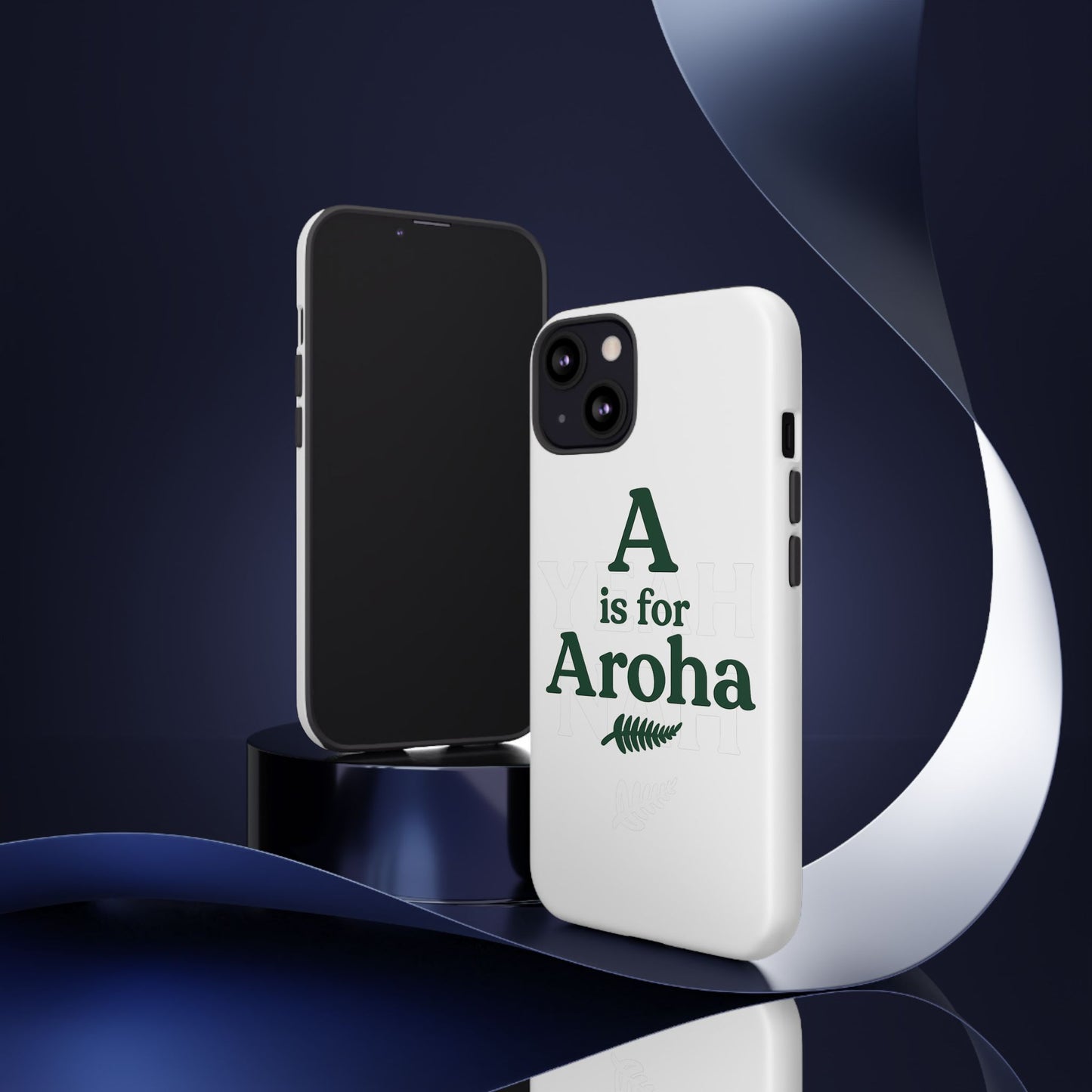 A is for Aroha - Tough Phone Cover, Gift for Friends, Trendy Accessories, Unique Design