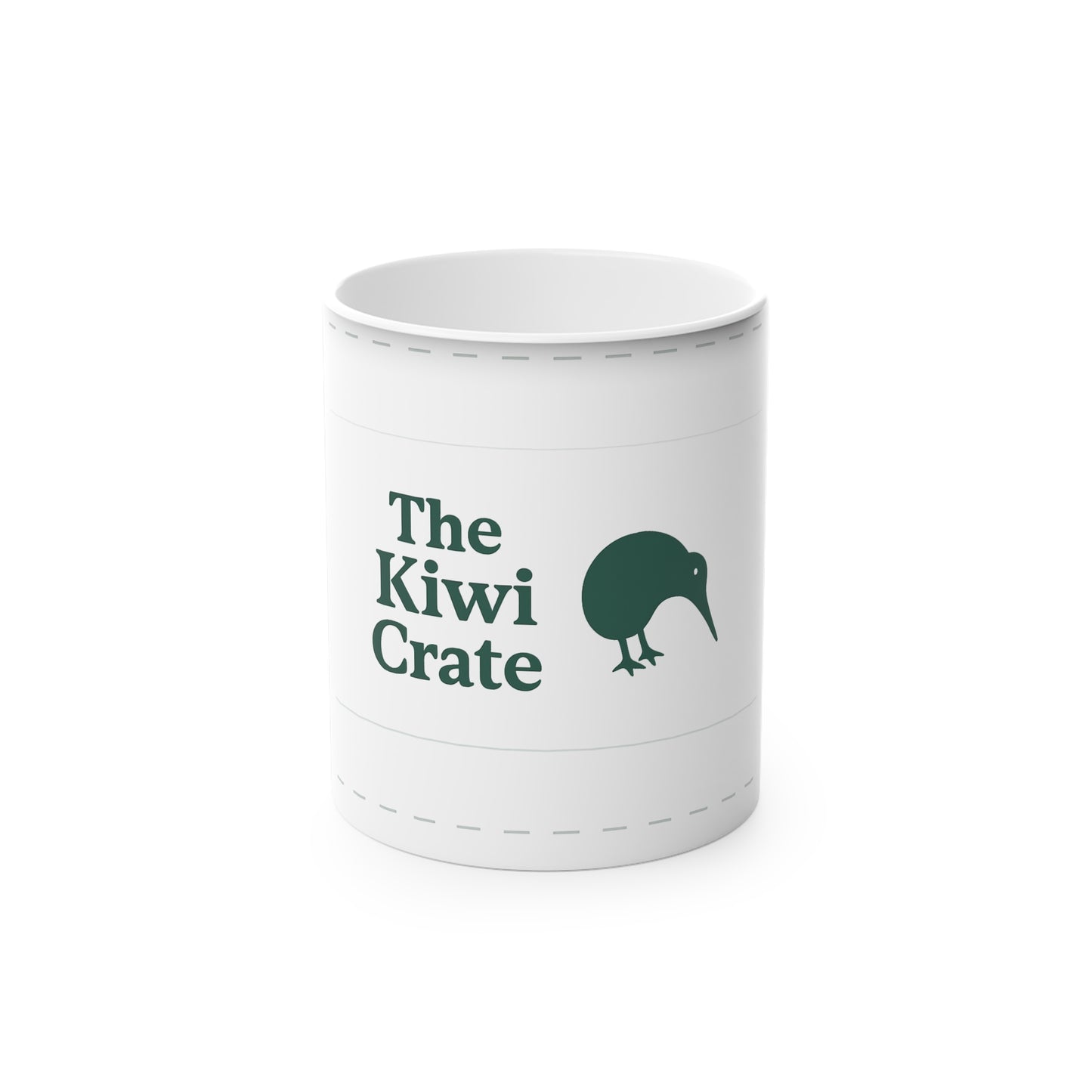 The Kiwi Crate Magic Mug - Inspirational Coffee Cup for Gifts, Home Decor, Unique Drinkware, New Zealand Theme, Travel Lover's Mug