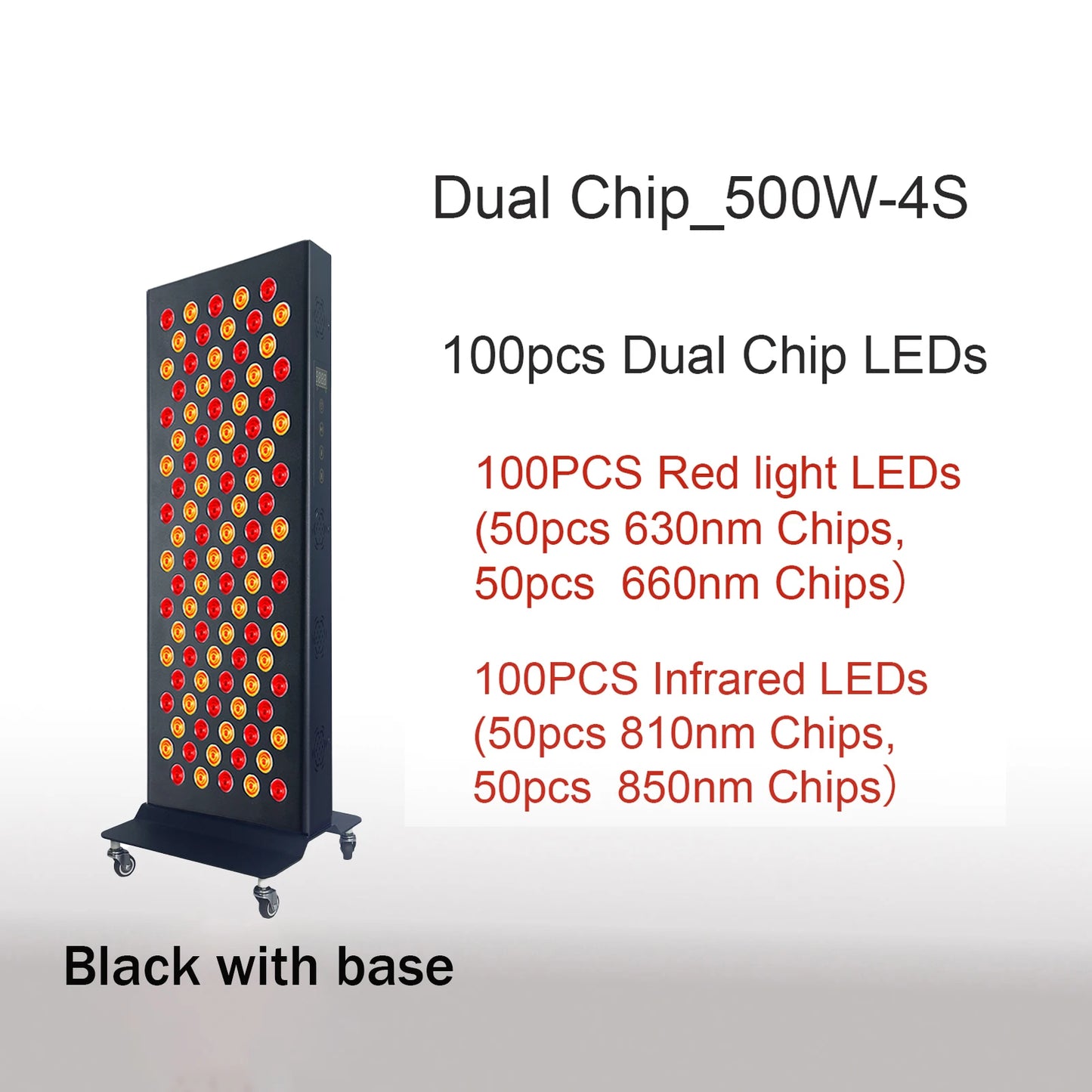 Red Light Therapy Panel | 660nm & 850nm Dual Wavelength | Clinical-Grade Full Body Recovery