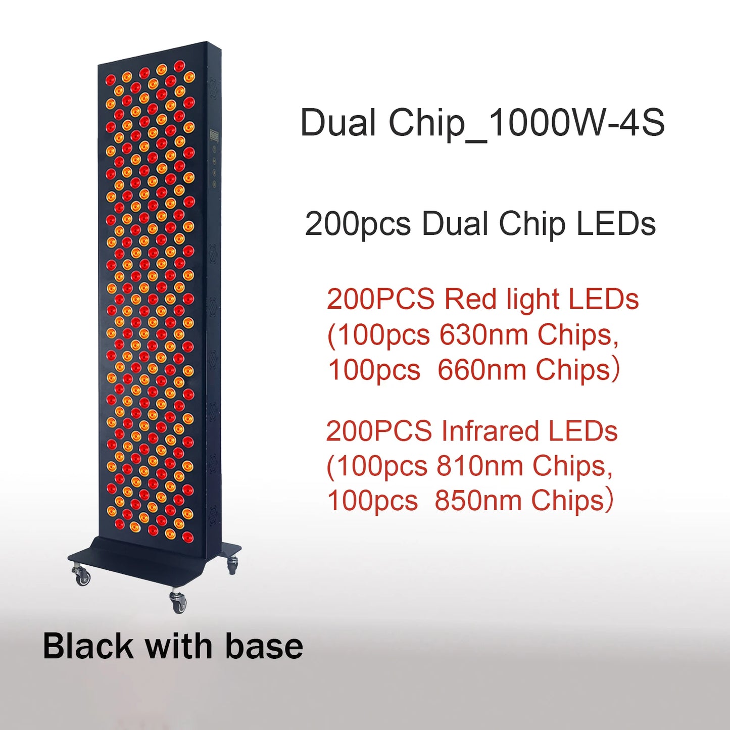 Red Light Therapy Panel | 660nm & 850nm Dual Wavelength | Clinical-Grade Full Body Recovery