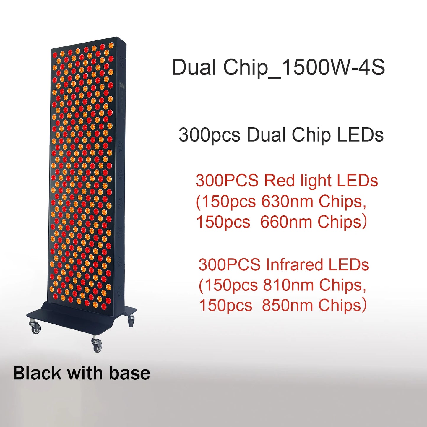 Red Light Therapy Panel | 660nm & 850nm Dual Wavelength | Clinical-Grade Full Body Recovery