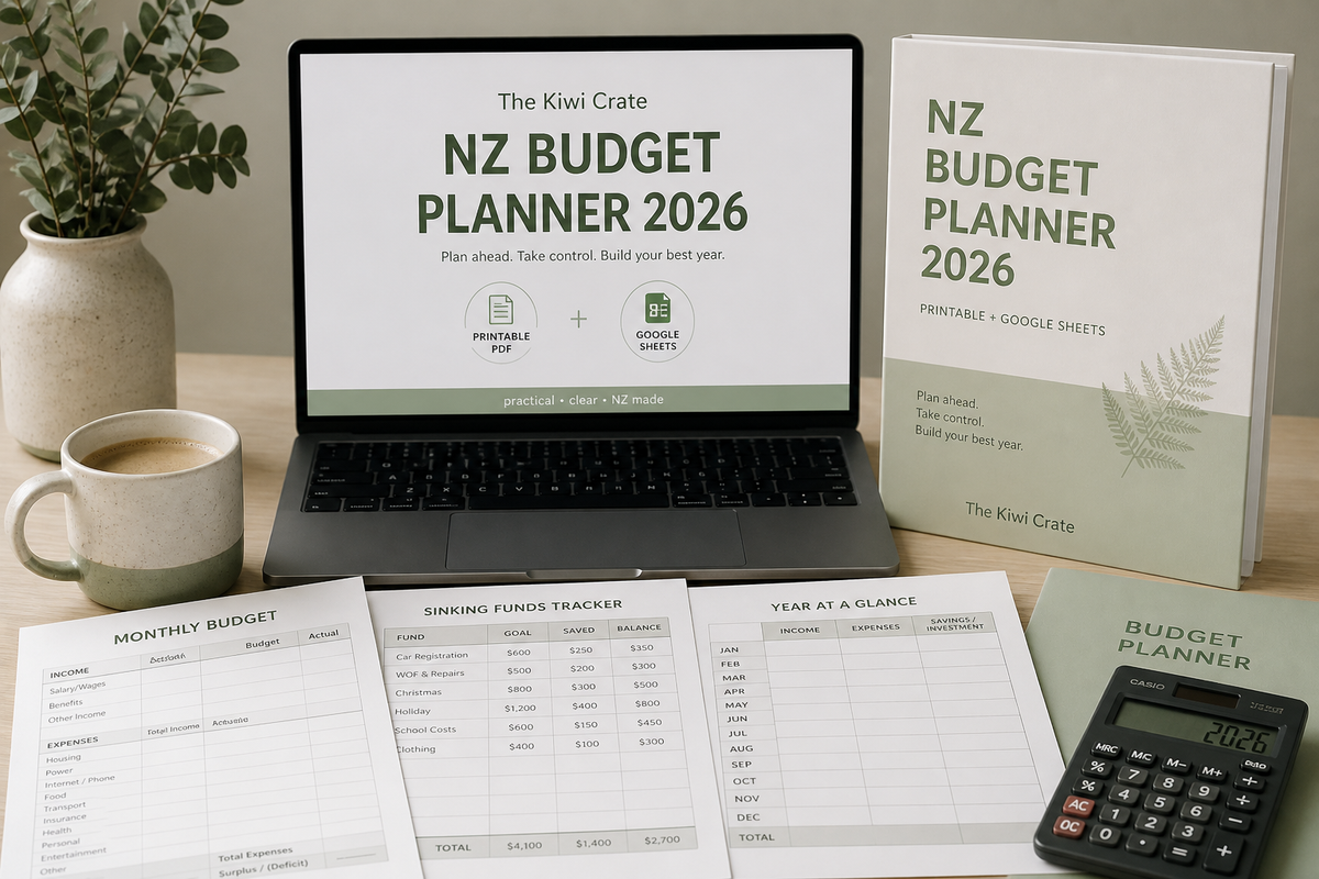 NZ Budget Planner 2026 — printable and Google Sheets