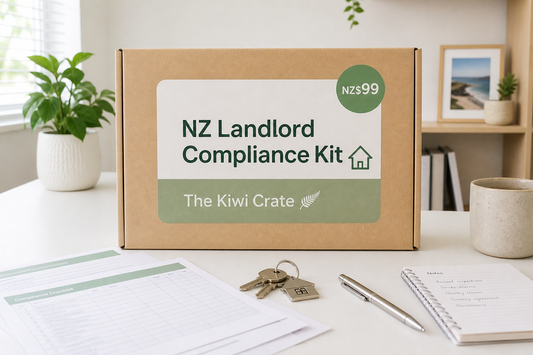 NZ Landlord Compliance Kit — Healthy Homes, bond & IR3R tracker by The Kiwi Crate