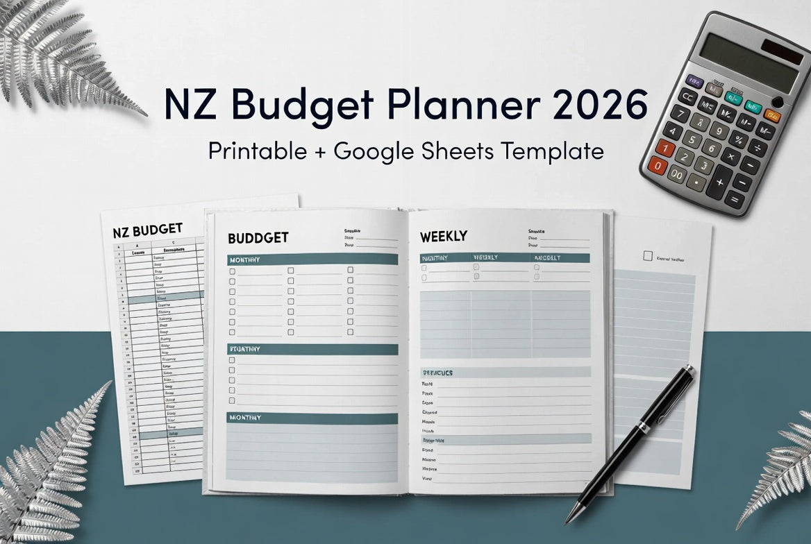 NZ Budget Planner 2026 — Printable & Google Sheets Template