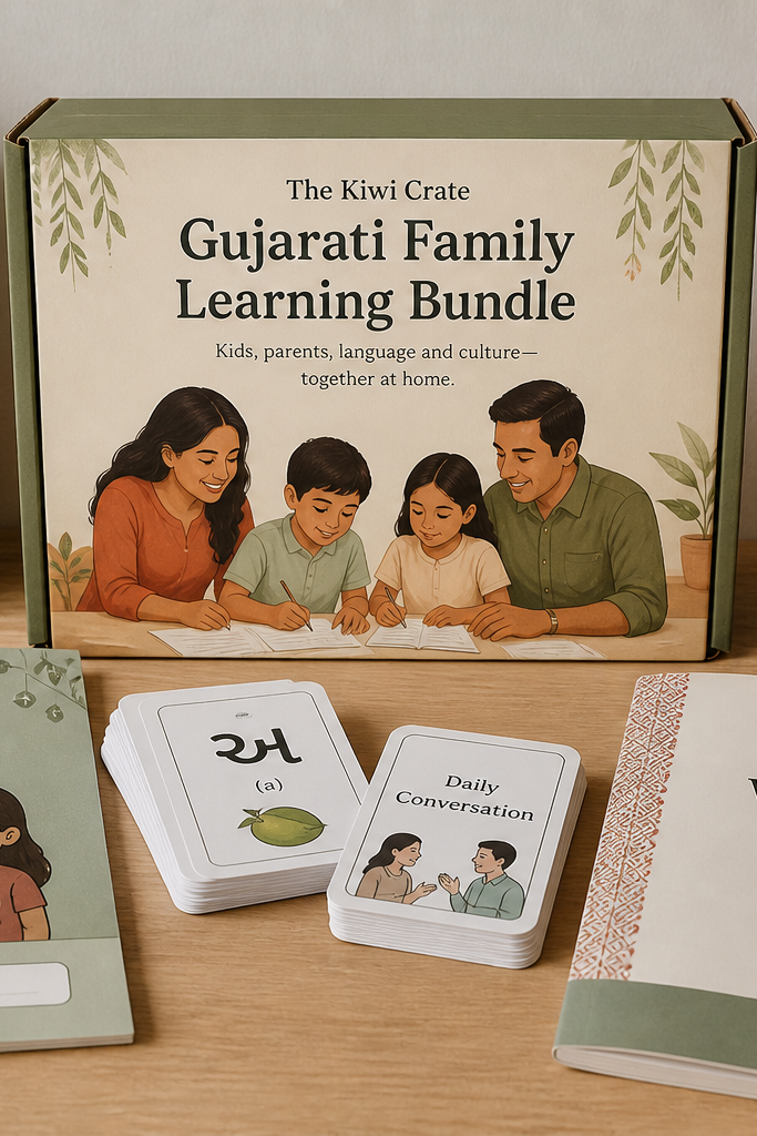 Gujarati Family Learning — The Kiwi Crate