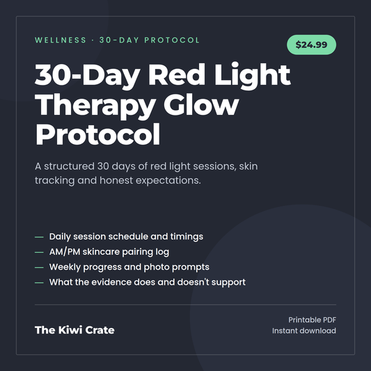 30-Day Red Light Therapy Glow Protocol — printable digital guide
